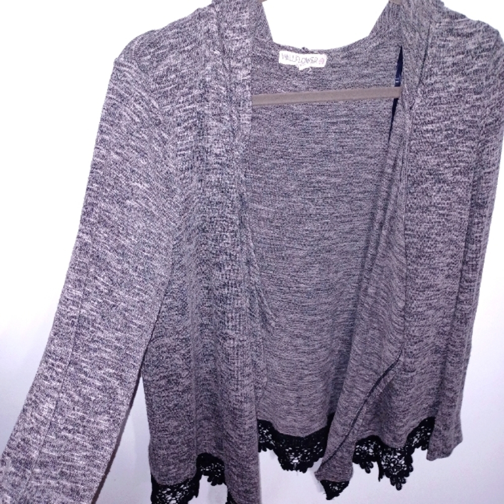 Wallflower W Sz Med..Cardigan w Hood
